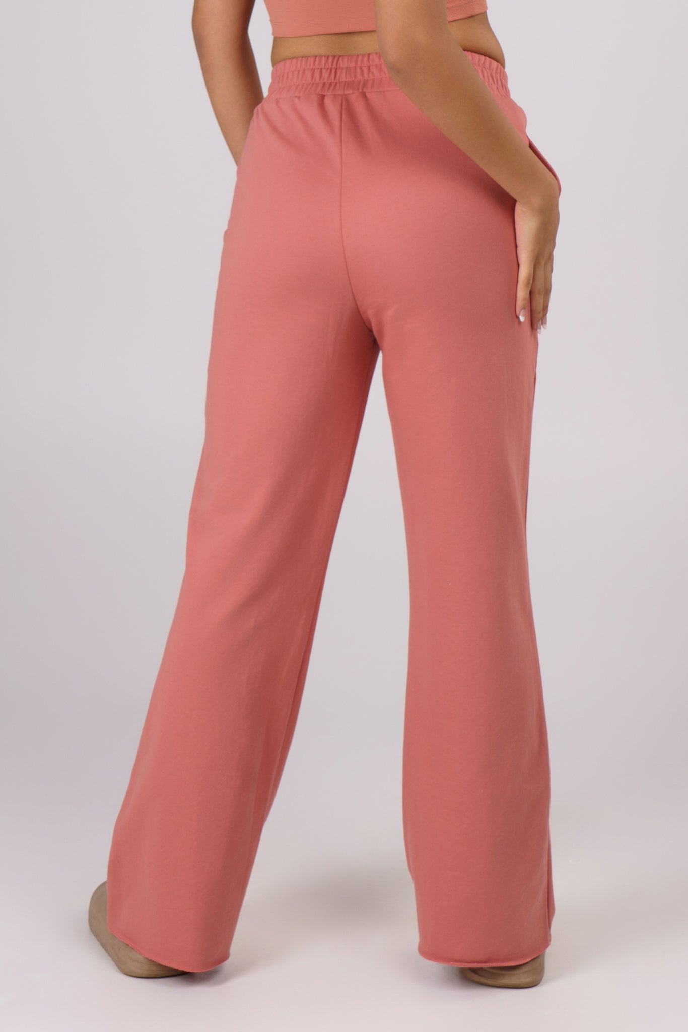 Straight Fit Everyday Lounge Pants - Dusty Rose