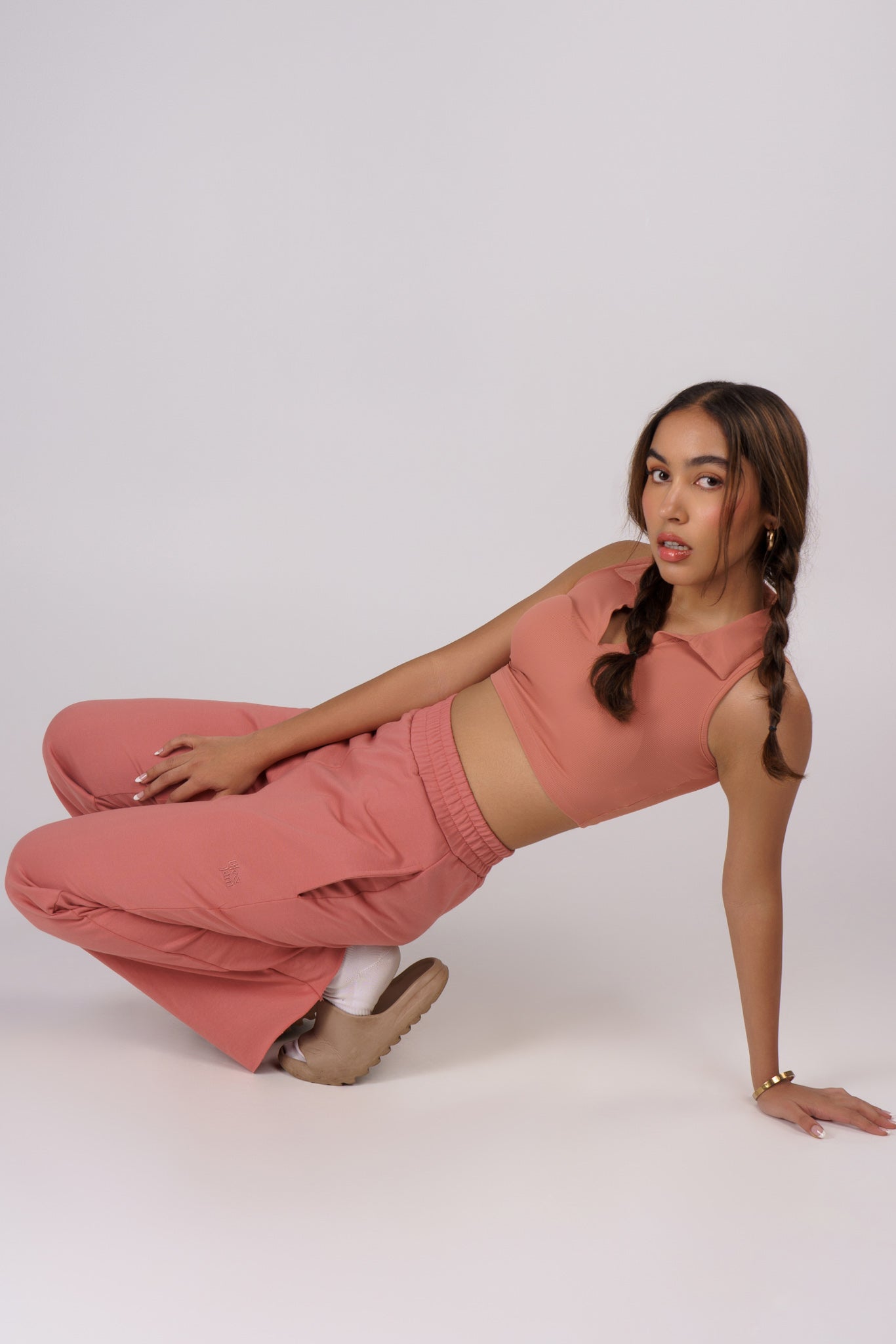 Straight Fit Everyday Lounge Pants - Dusty Rose