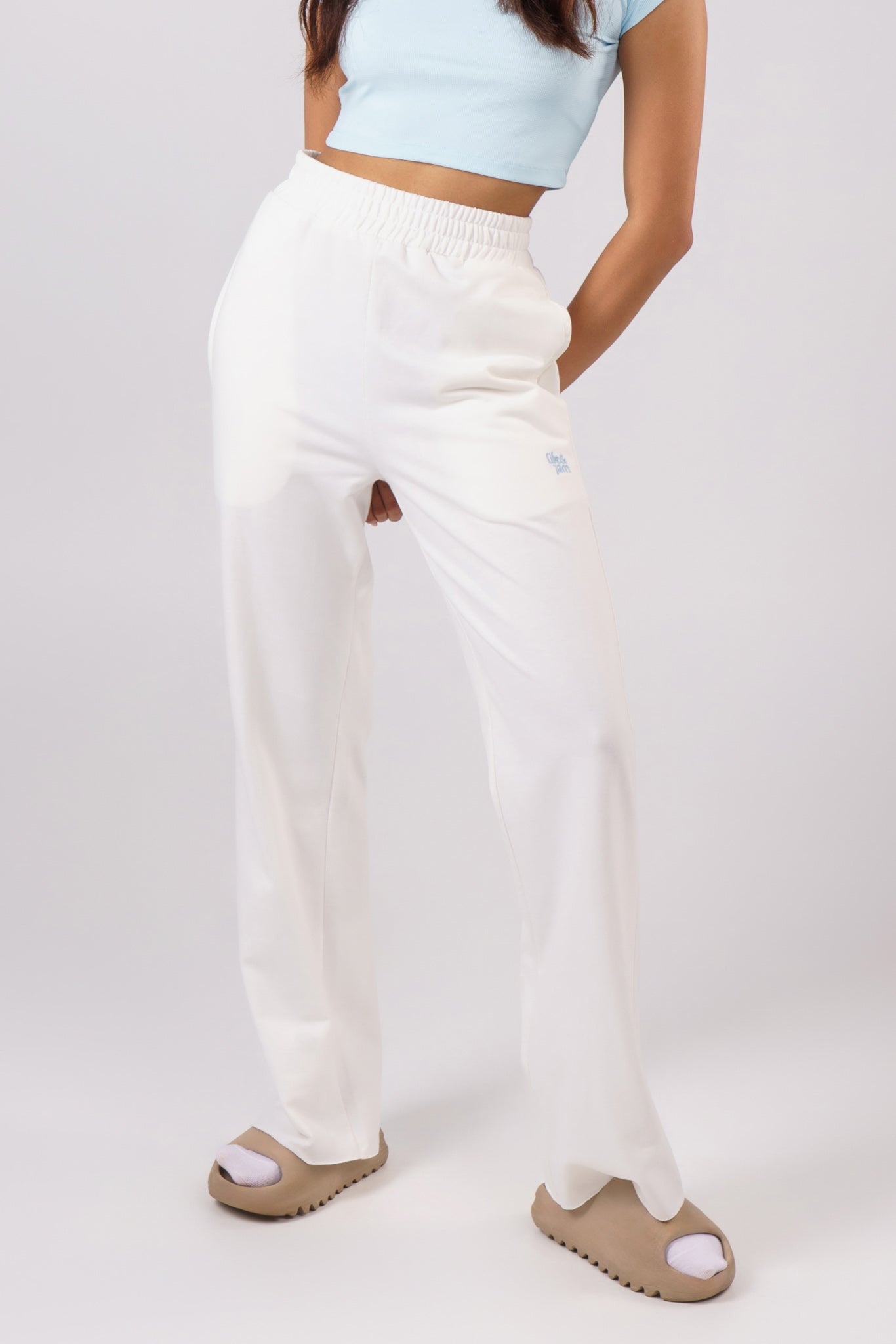 Straight Fit Everyday Lounge Pants - Snow White