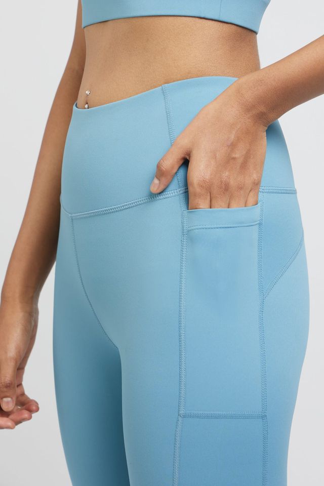 Performance Leggings - Navigator Blue