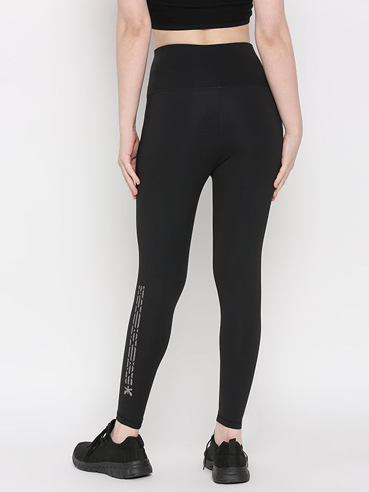 Tuna Active Black Leggings With Print