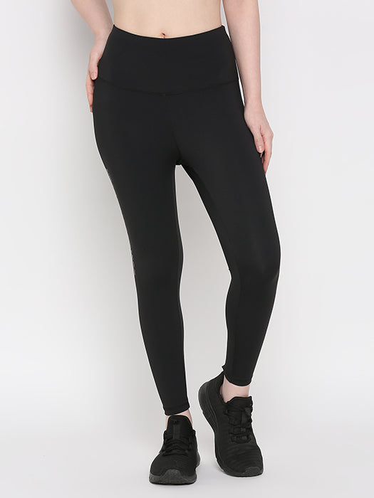 Tuna Active Black Leggings With Print