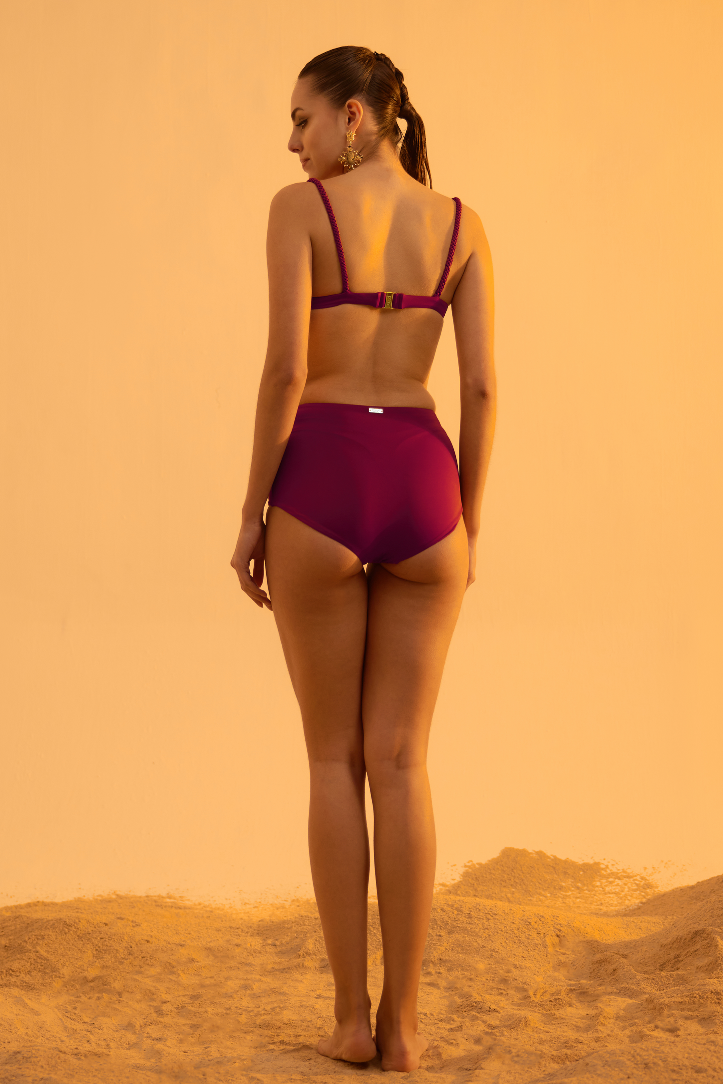 Folium Bikini Set - Brick Red