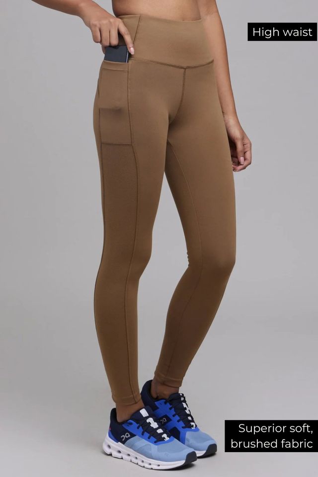 Dawn to Dusk Leggings - Mountain Tan