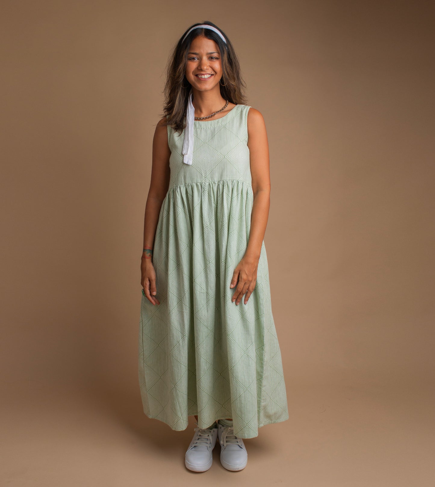 Suki Dress - Green Radiate