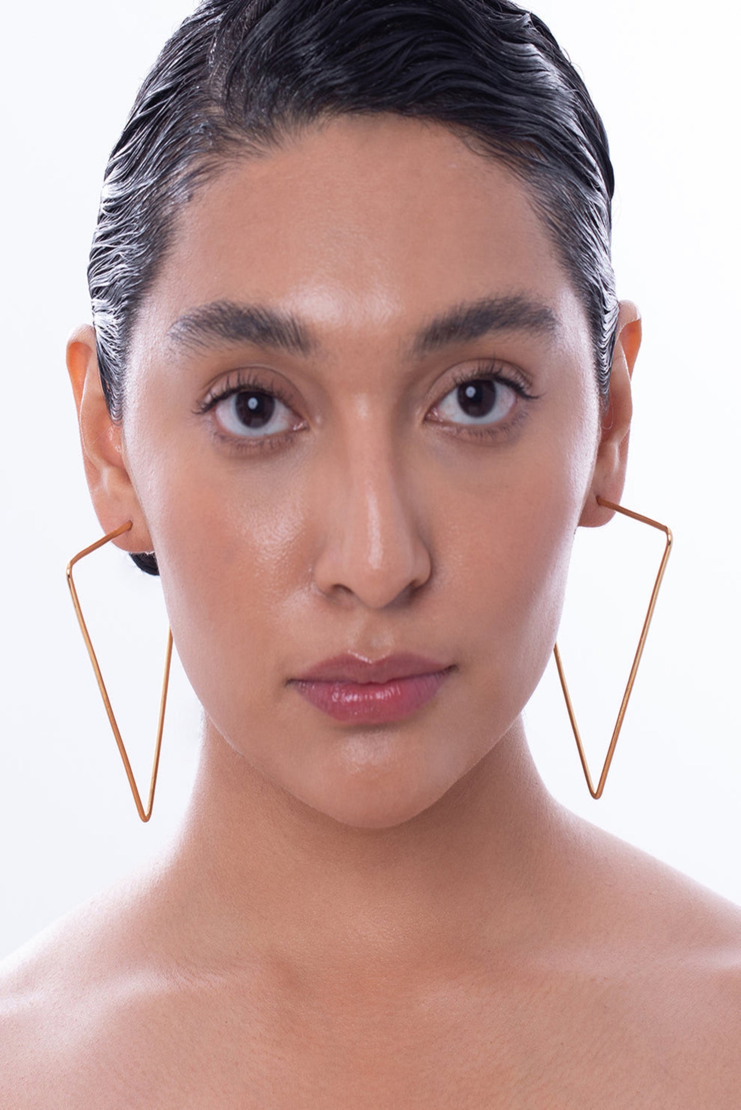 Inverted Triangle Hoops