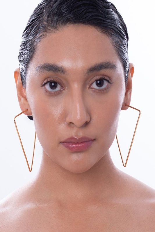 Inverted Triangle Hoops