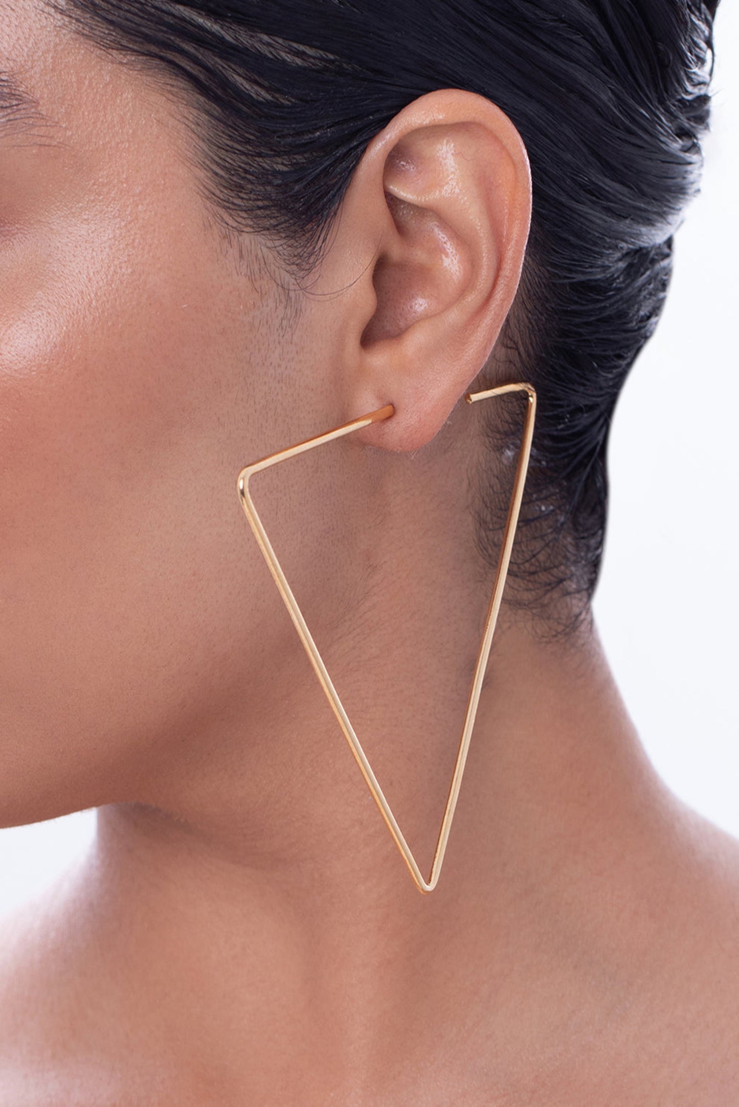 Inverted Triangle Hoops