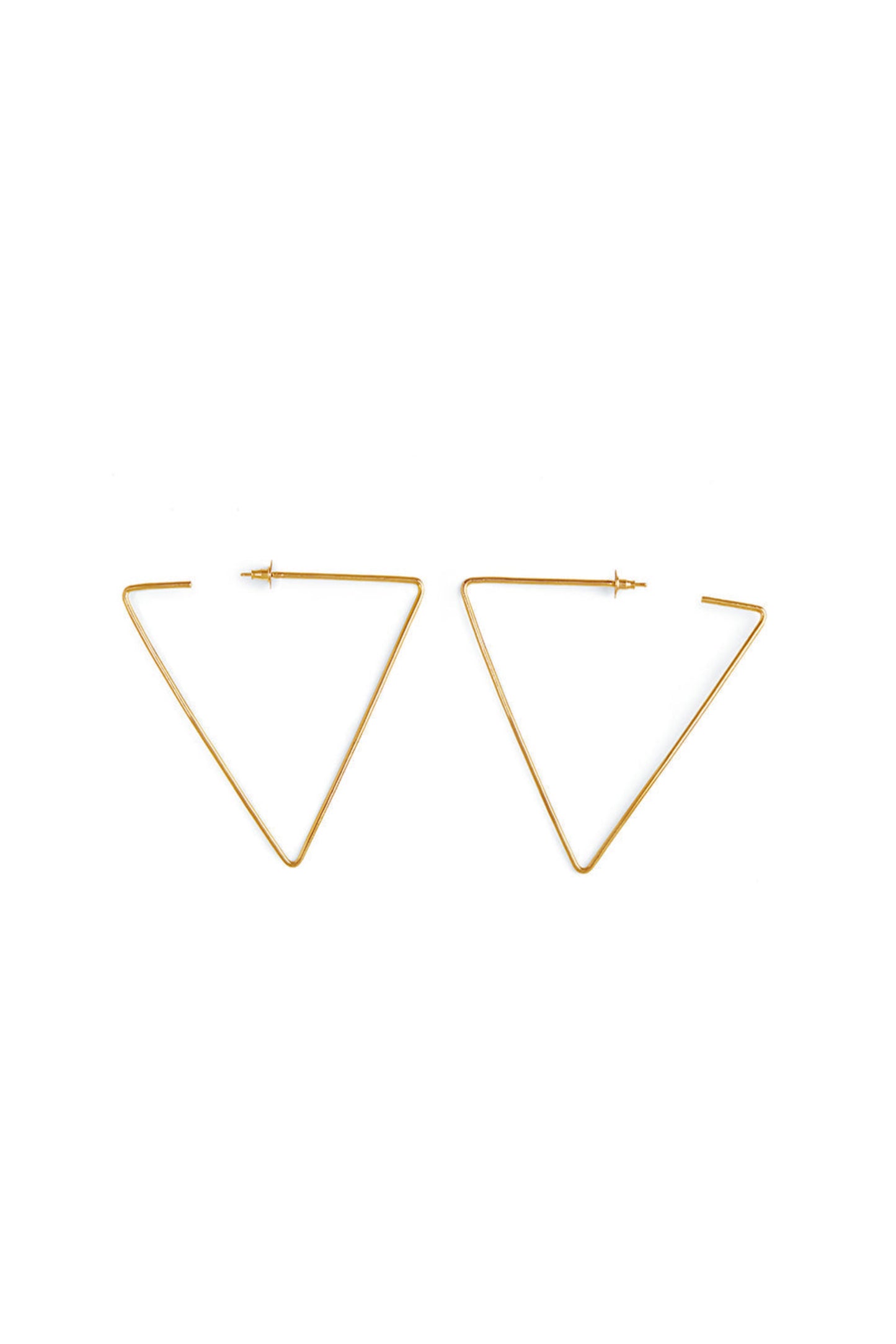 Inverted Triangle Hoops