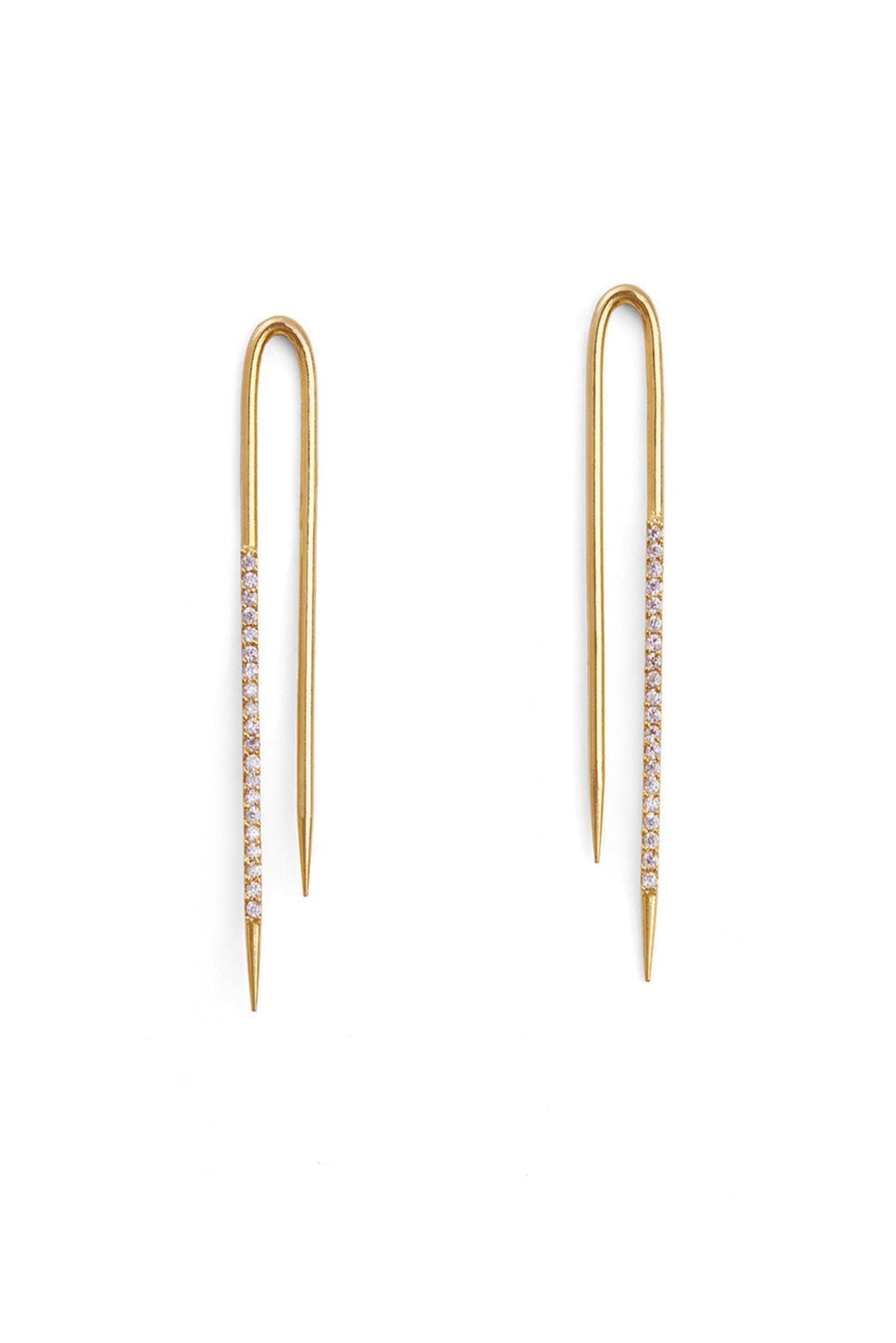 American Diamond Thread Earrings