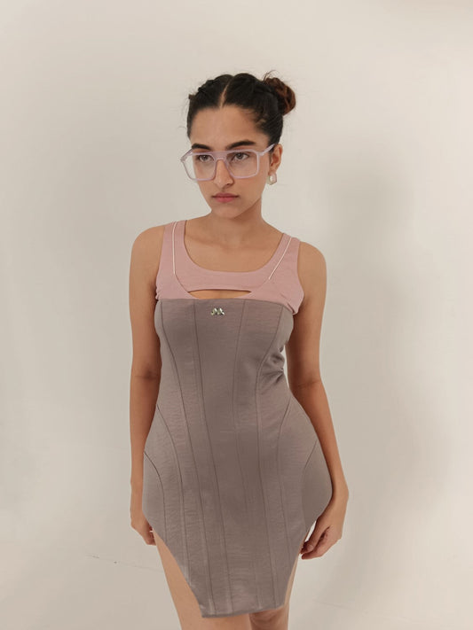 CYBER ROSE DRESS