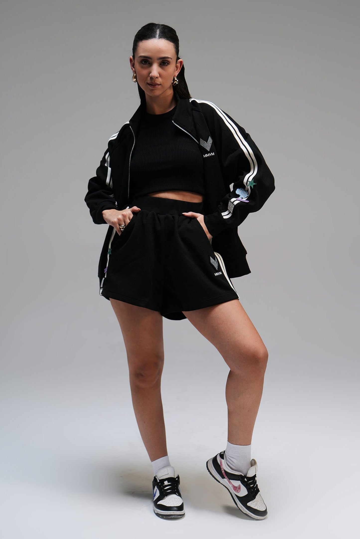 Oversized jacket - black