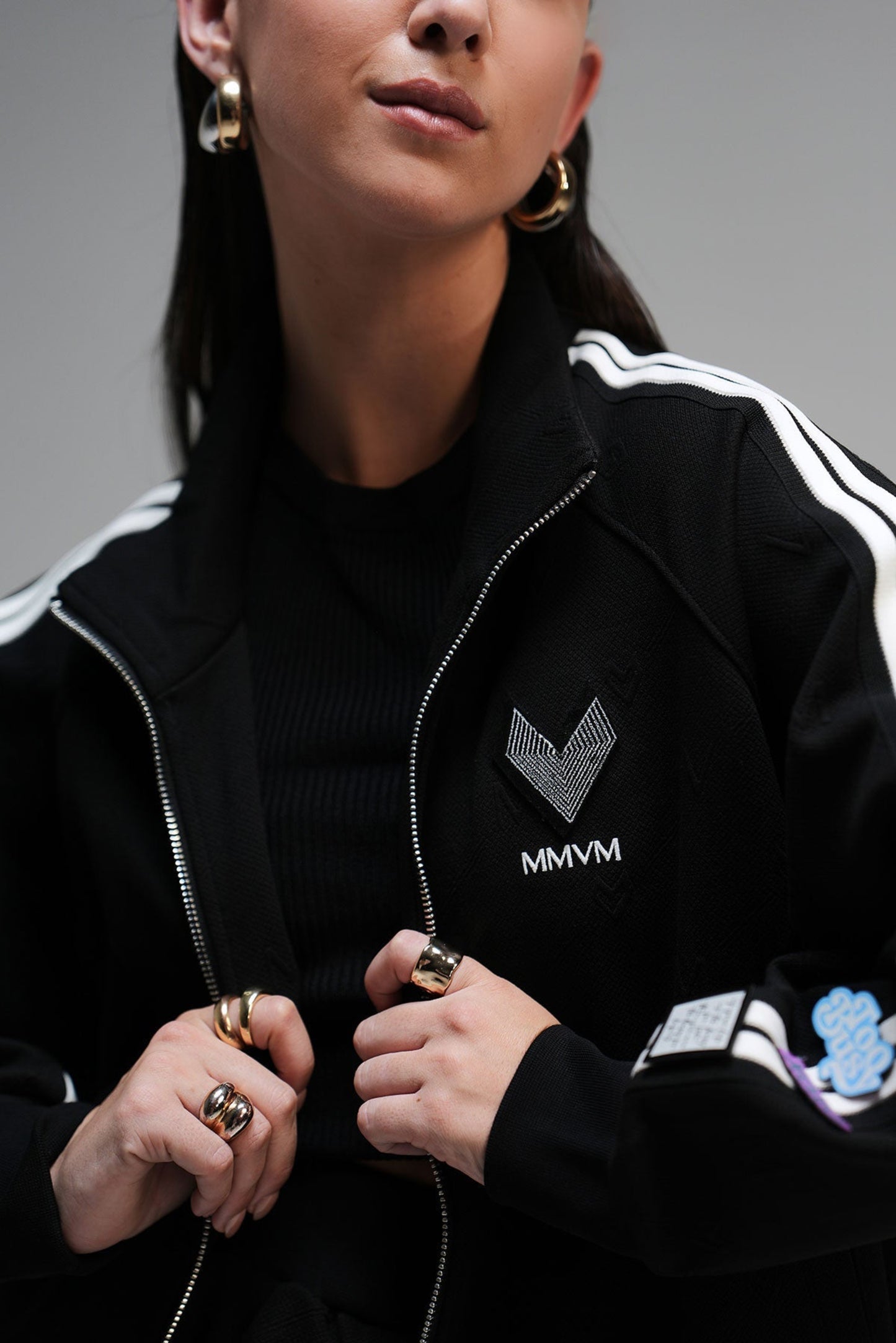 Oversized jacket - black