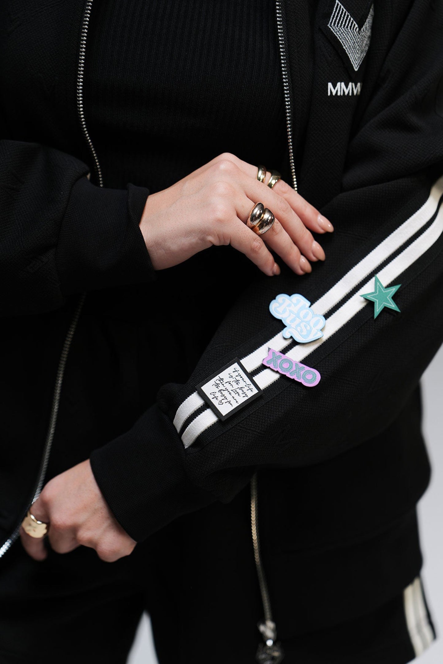 Oversized jacket - black