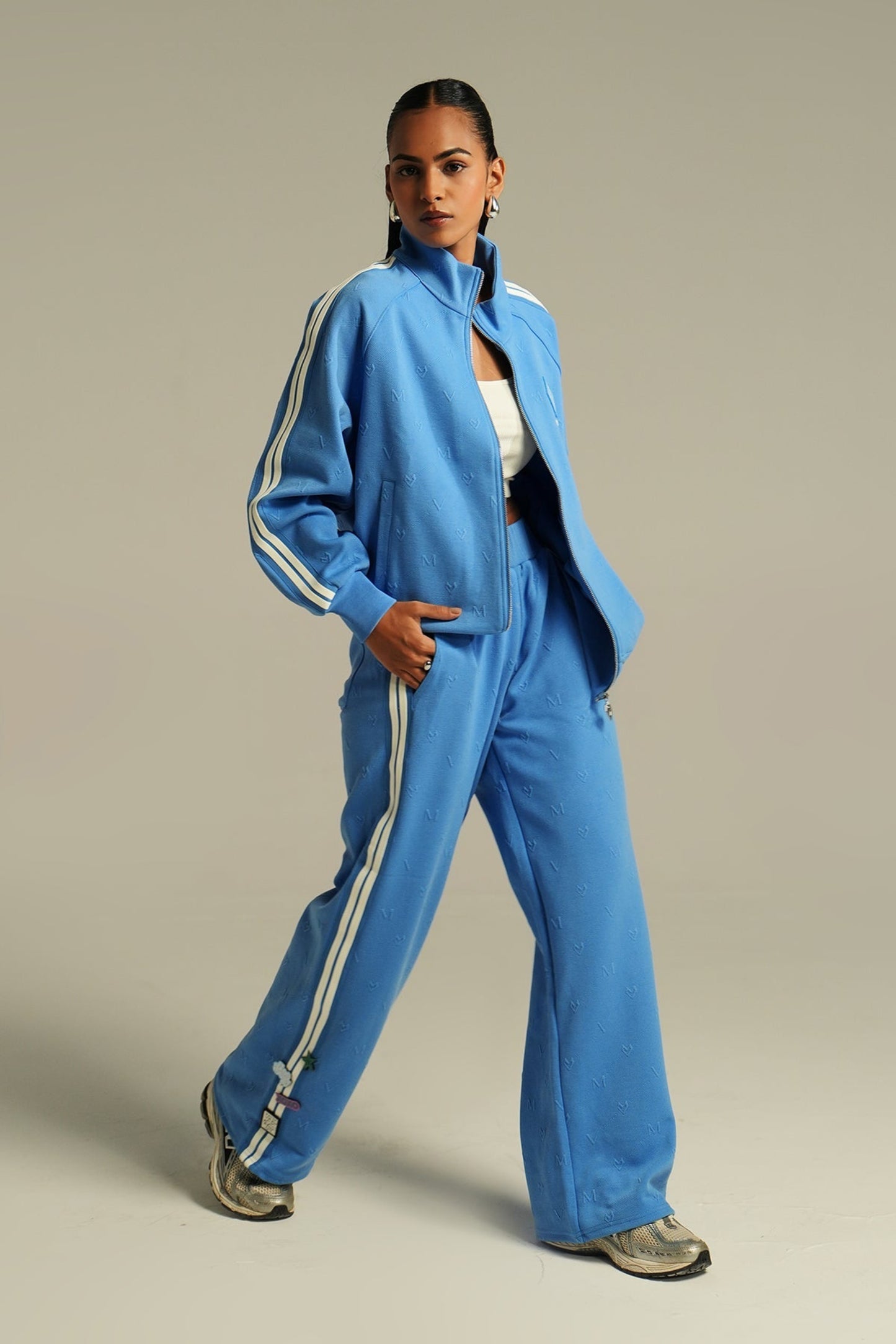 Track pants - azure blue