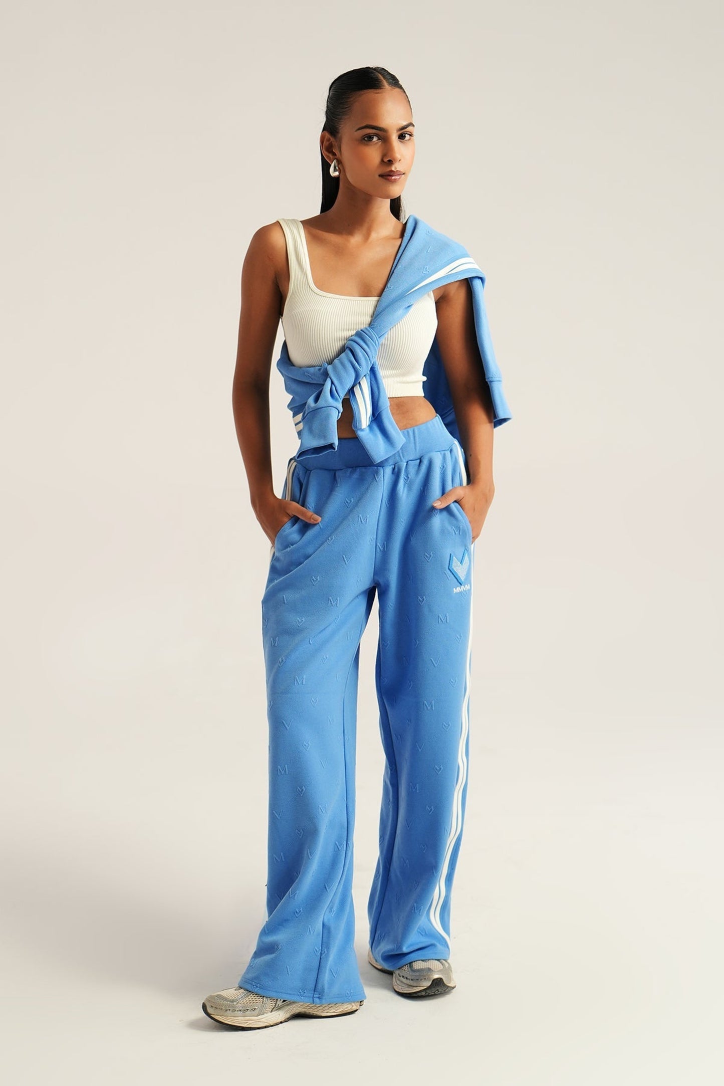 Track pants - azure blue