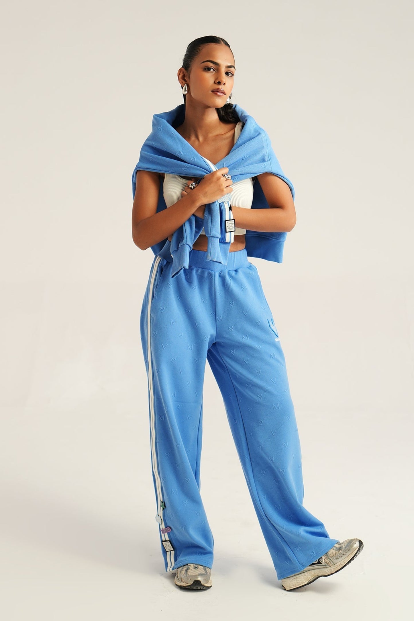 Track pants - azure blue