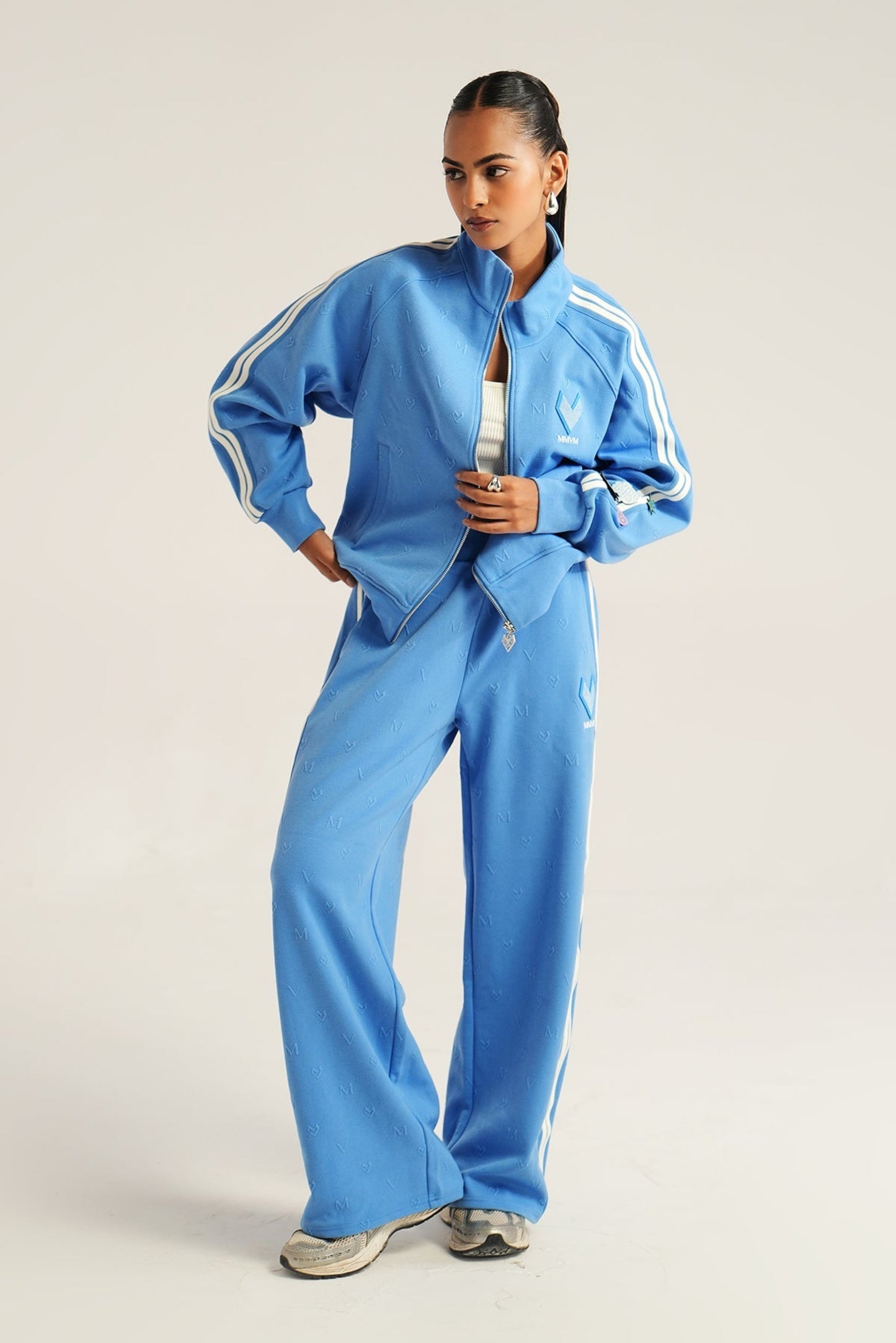 Oversized jacket - azure blue
