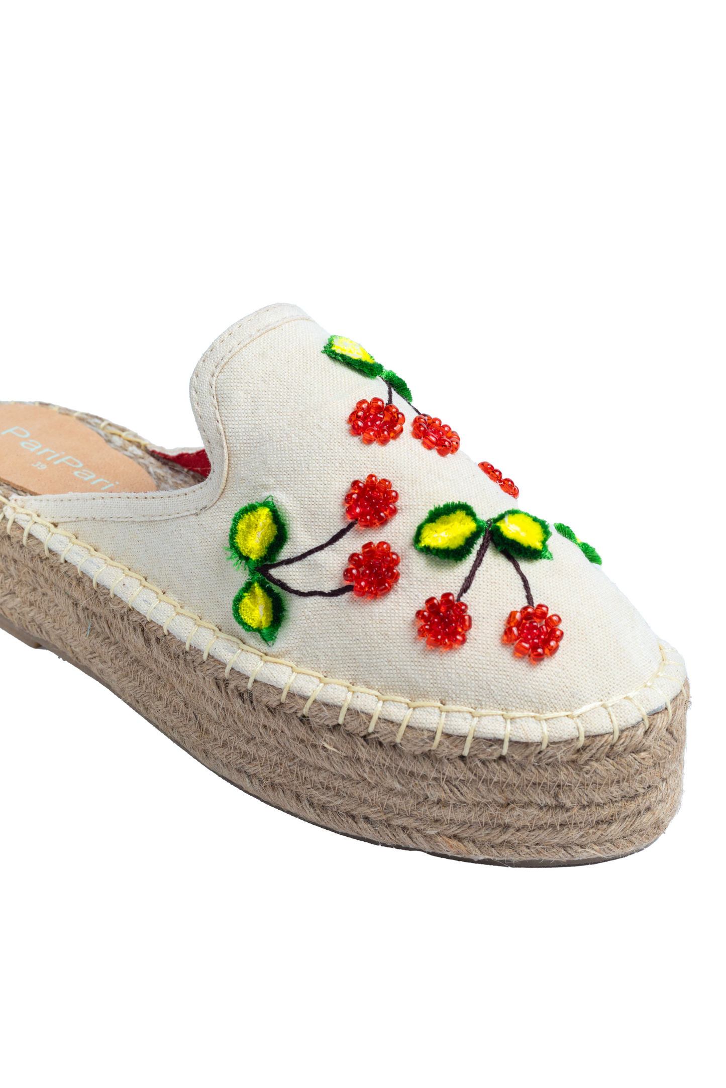 Mon Cherie Espadrilles Off White Platform