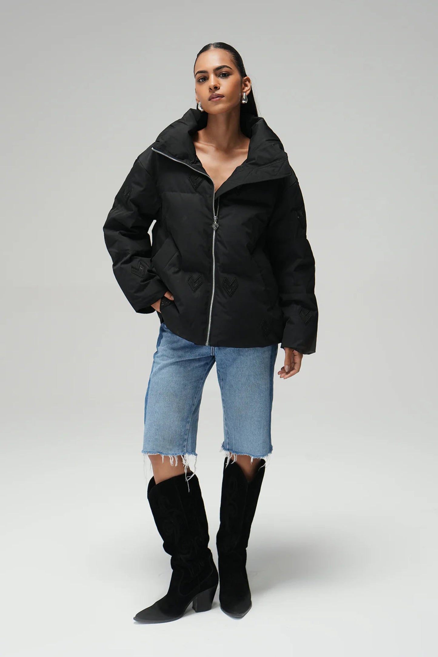 Bomber jacket - black