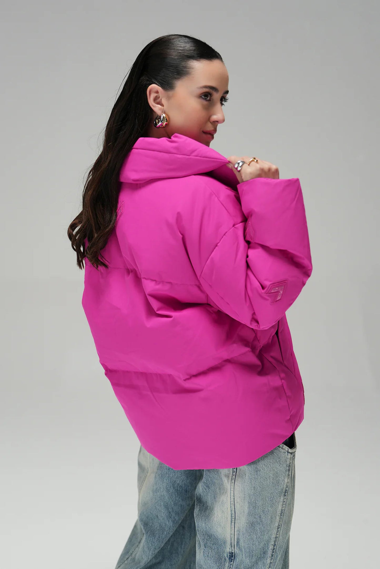 Bomber jacket - hot pink