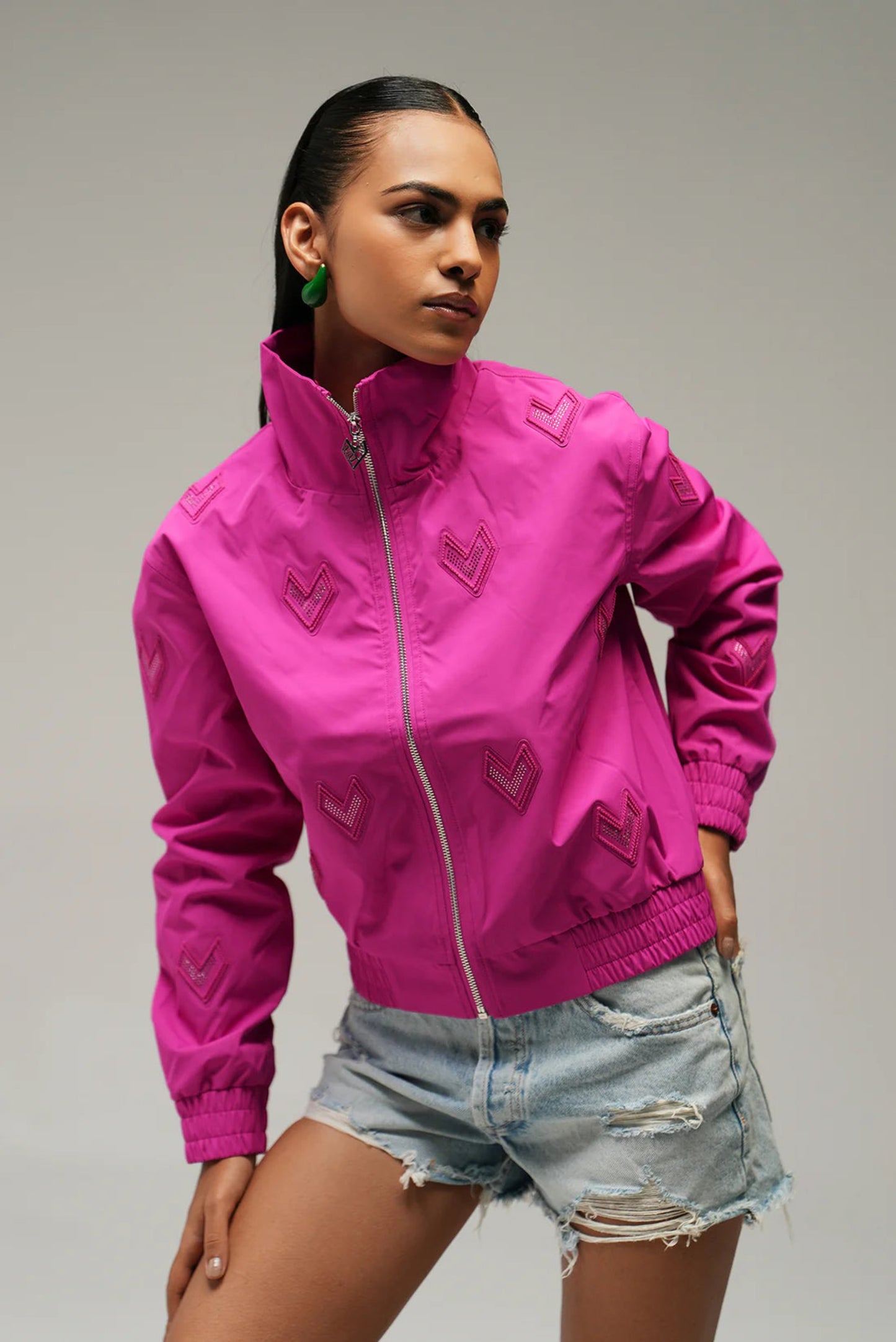 Jacket - hot pink