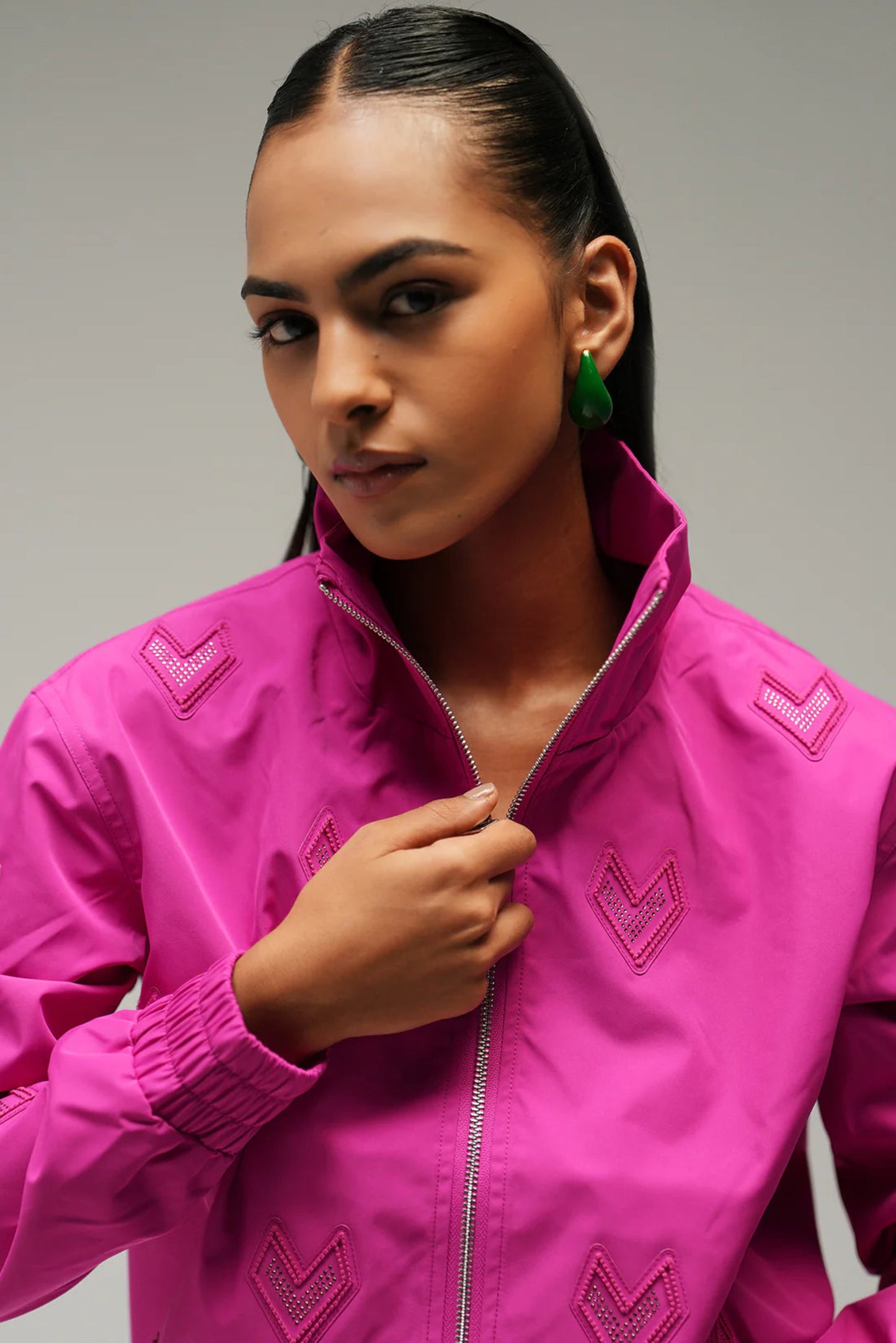 Jacket - hot pink
