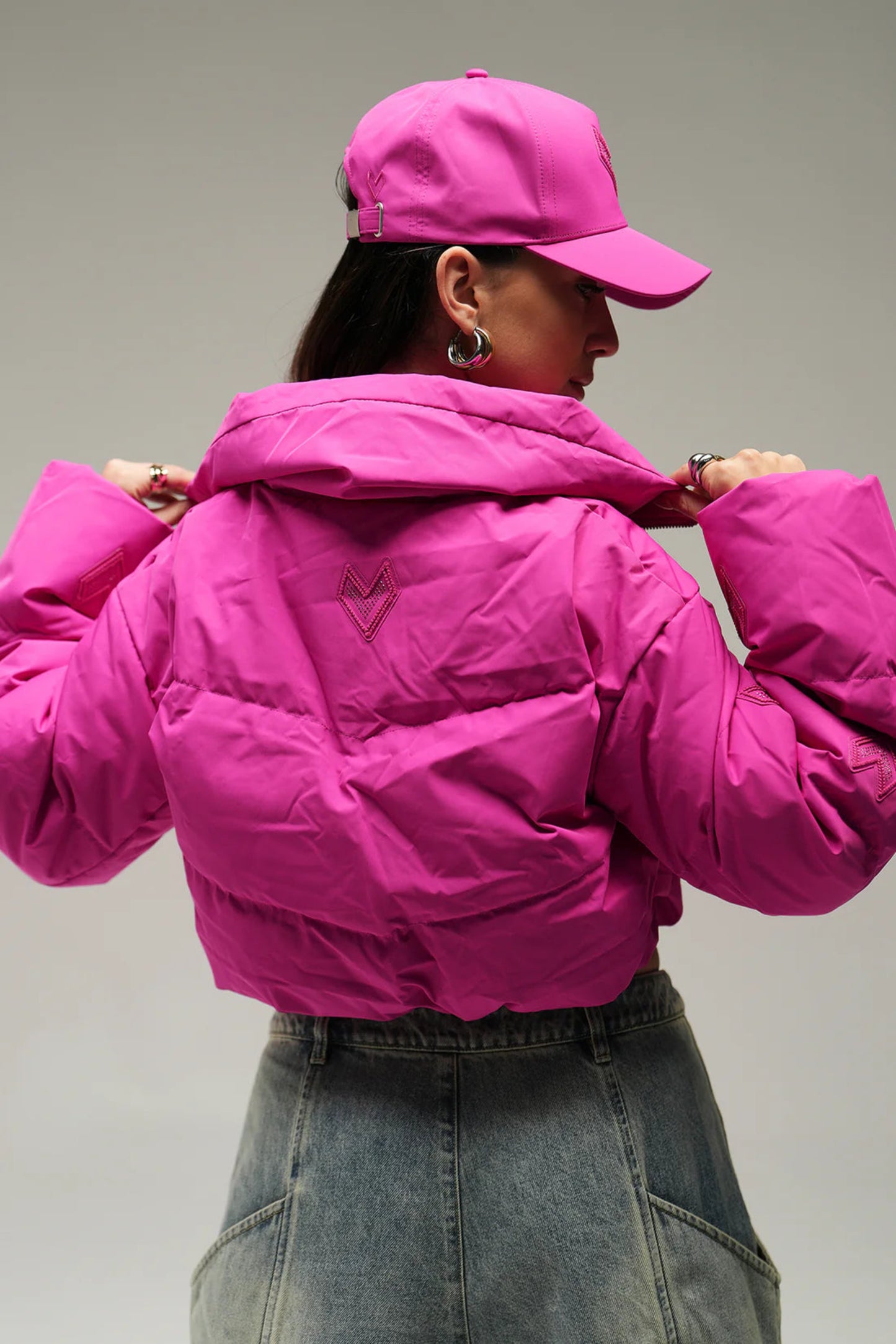 Mmvm logo cap - hot pink