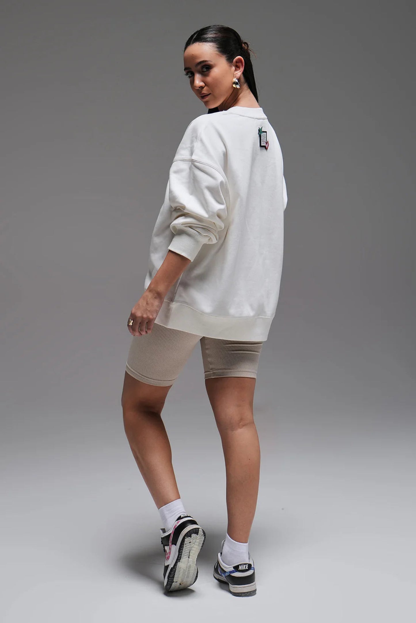 Full length sweatshirt - off white