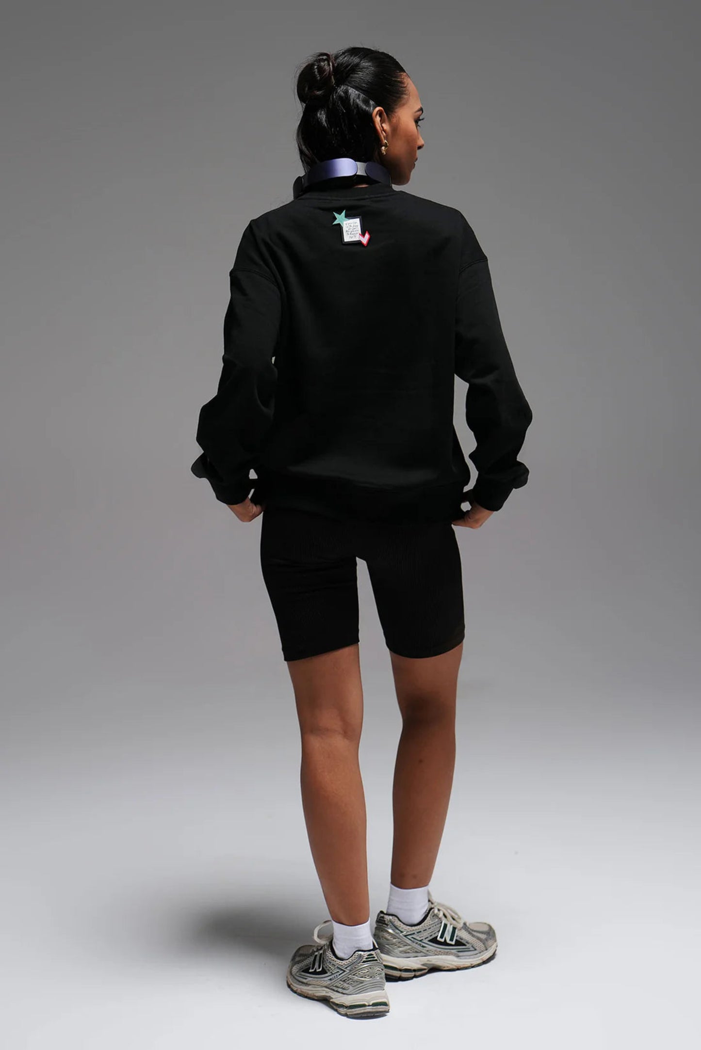 Full length sweatshirt - black