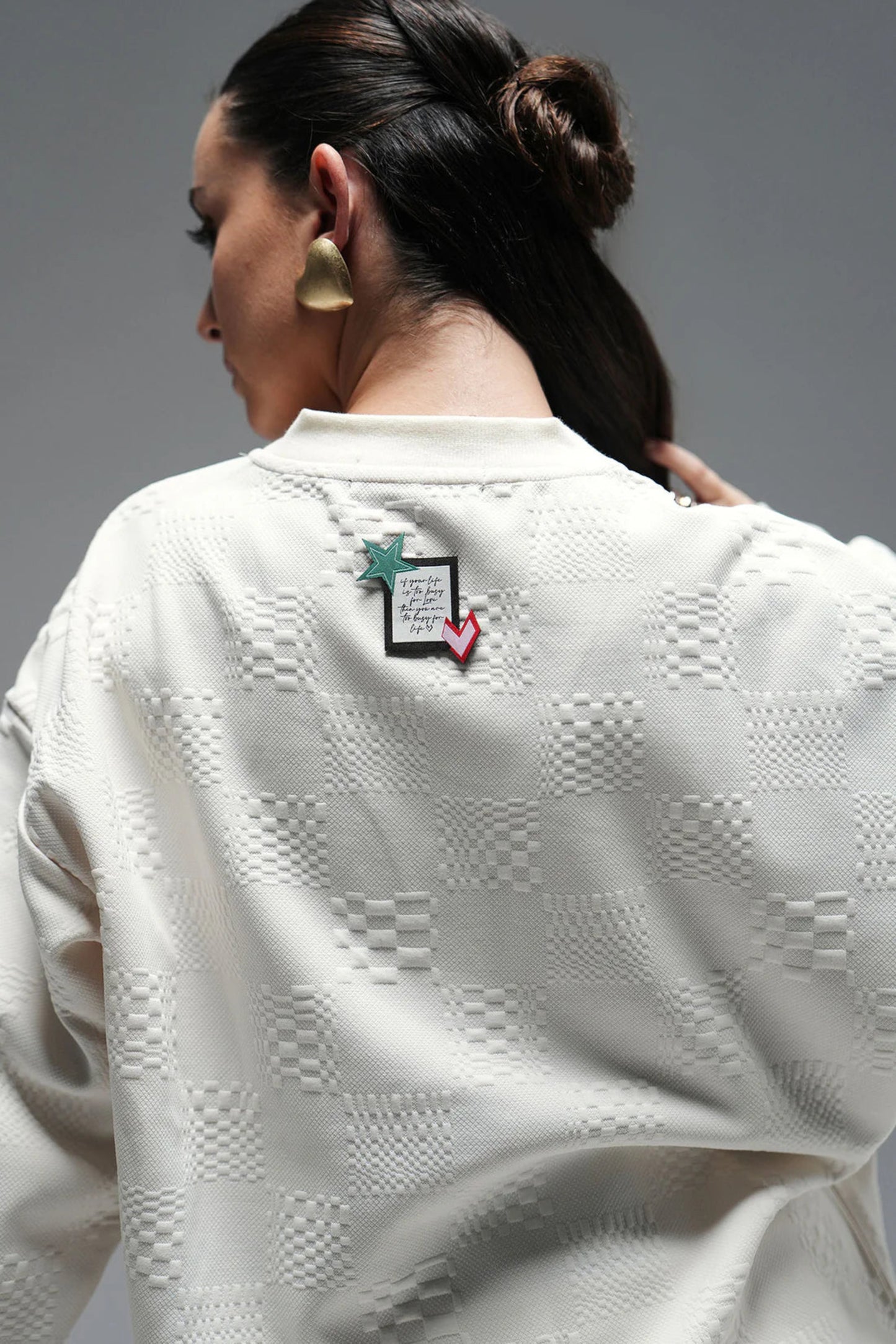 Button up cardigan - off white