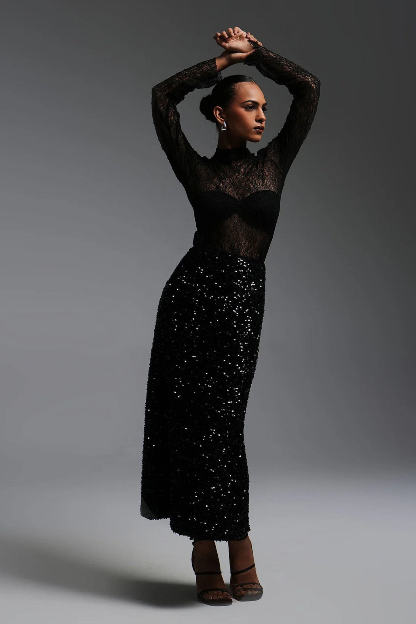 Mesh top - black
