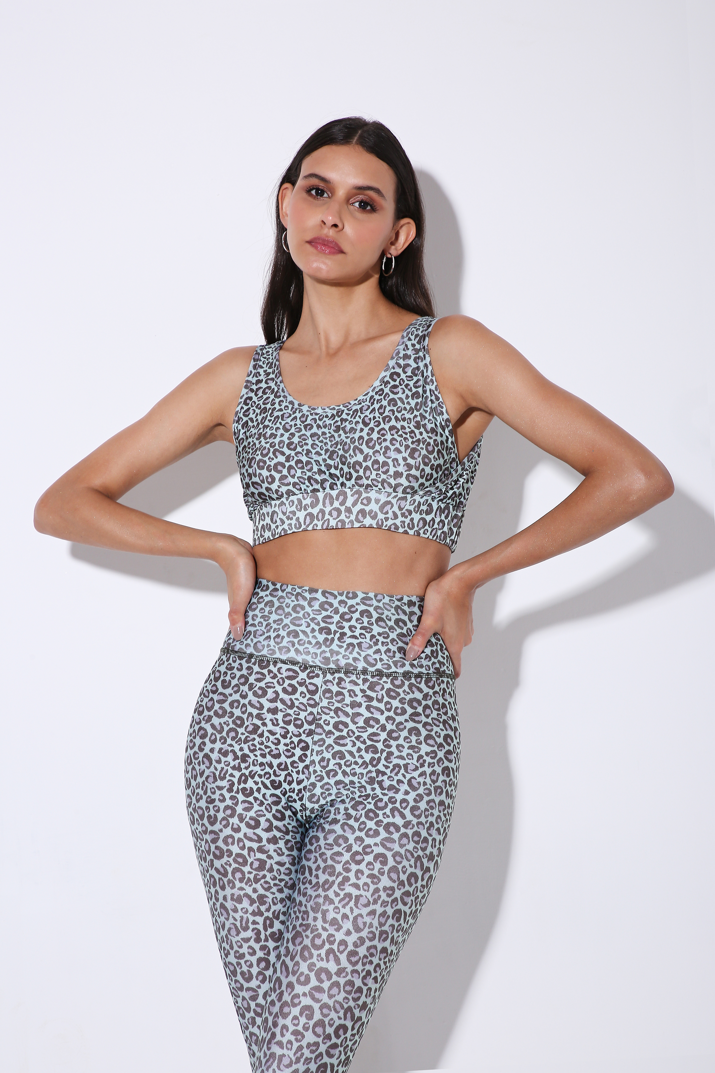 Melby - Sporty Bralette - Love Leopard Ice