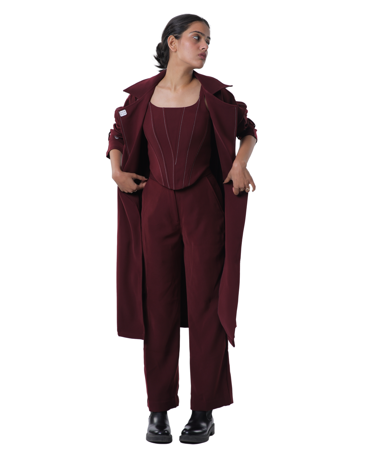 Trench Coat - Merlot