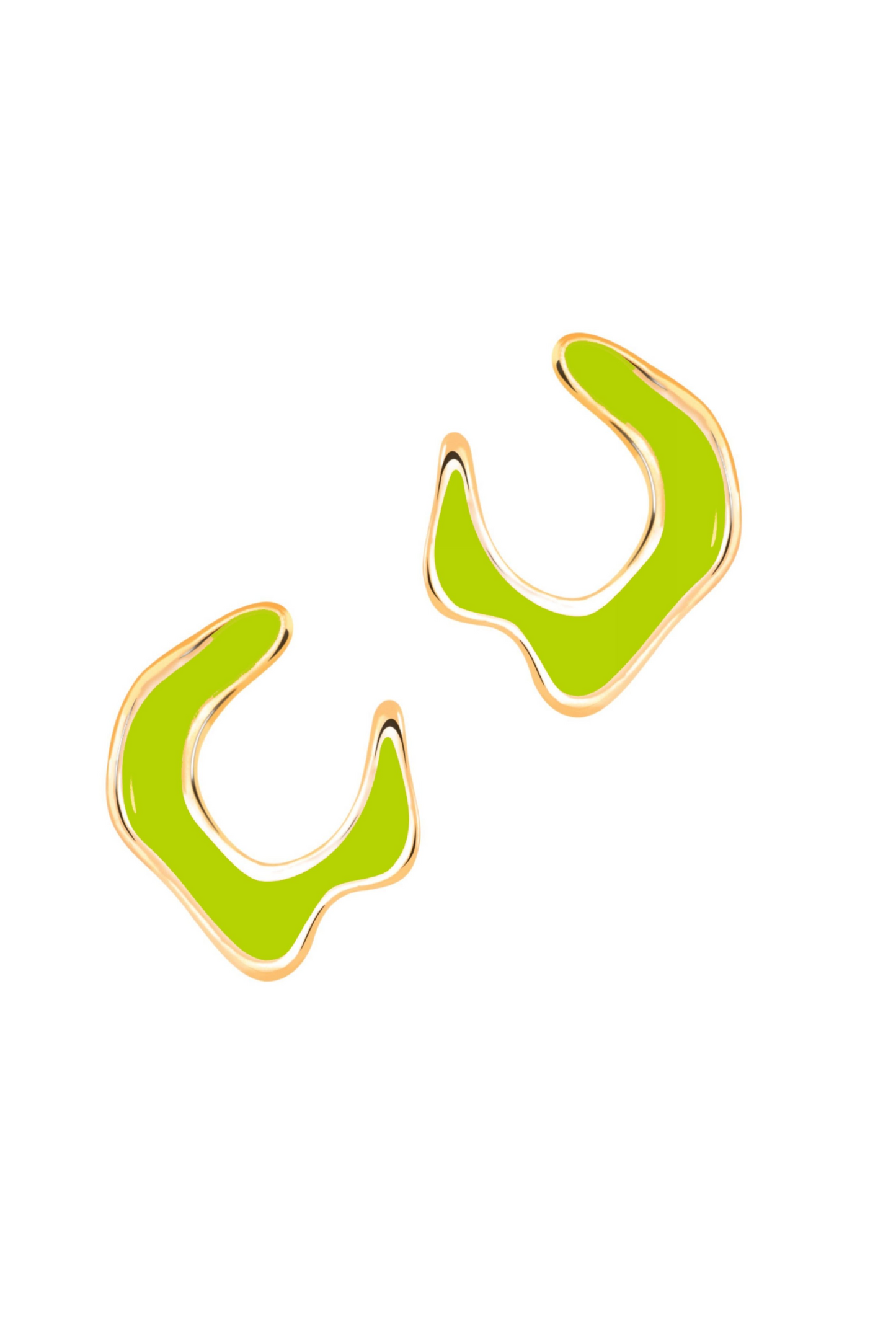 Hawaii Earrings Small - Green