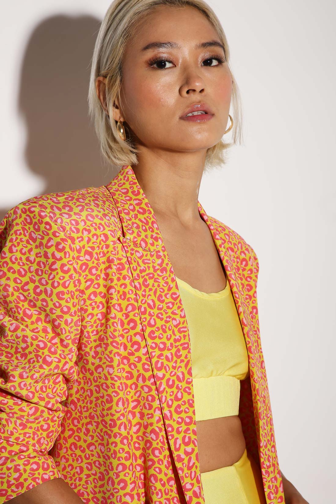 Moxie blazer - Boxy Blazer - Love Leopard Yuzu