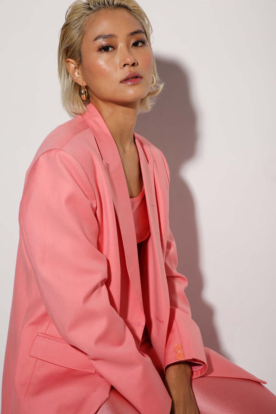 Moxie blazer - Boxy Blazer - Pomelo pink