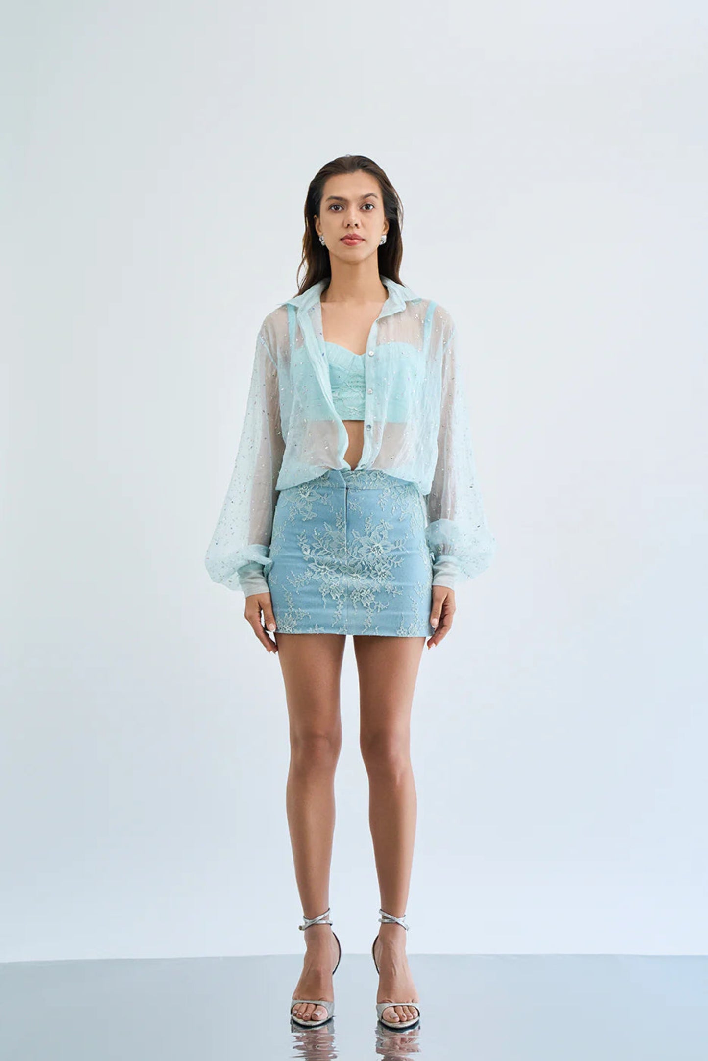 Oceana Mist Overlay Shirt