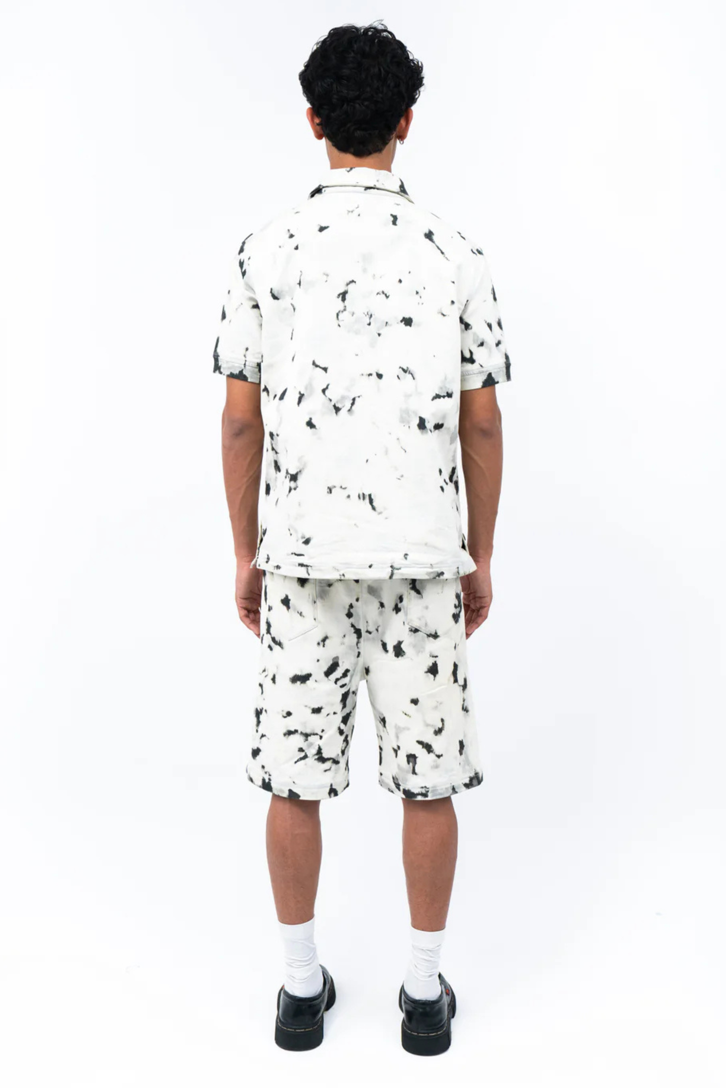 spilled ink unisex polo shirt