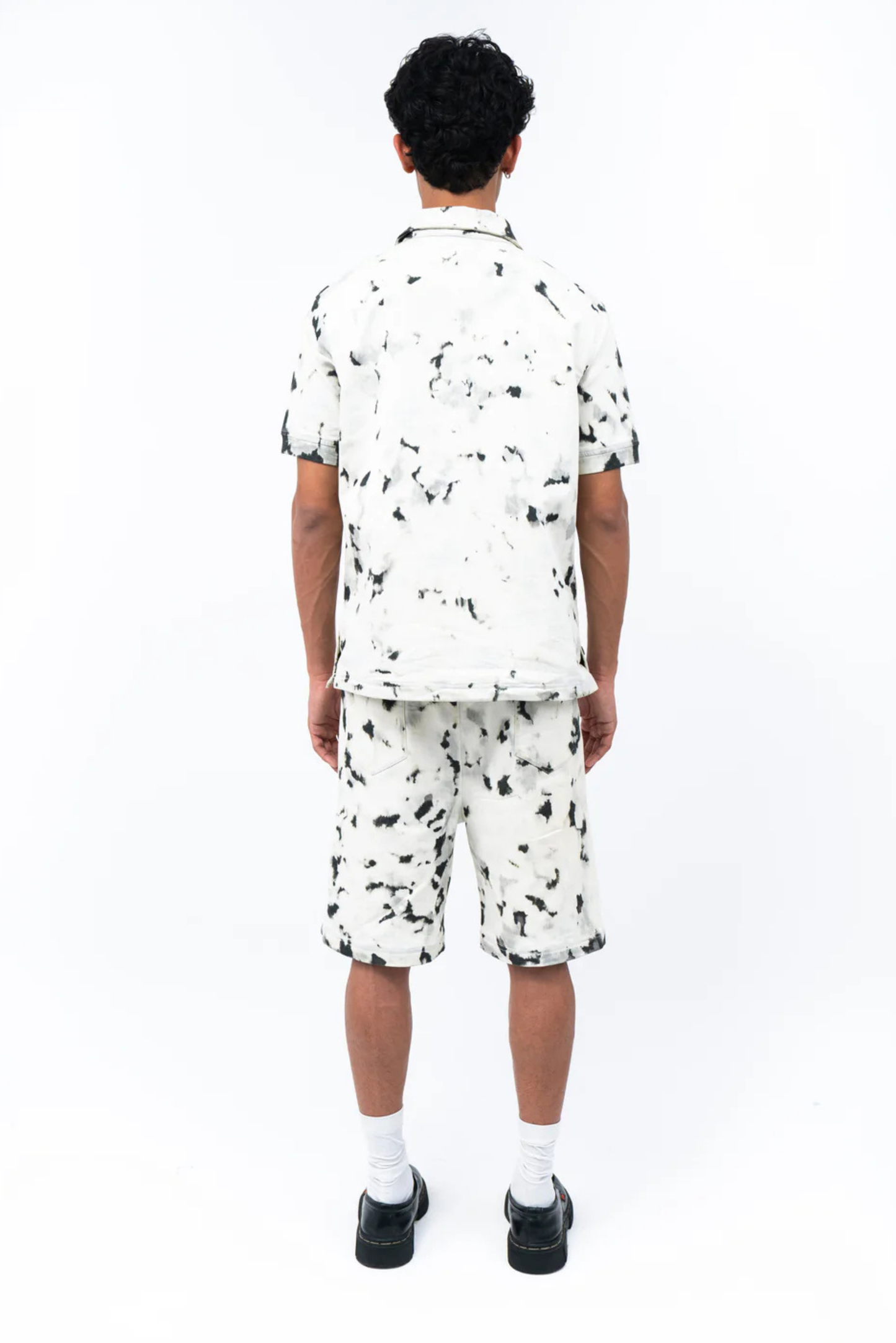 spilled ink unisex shorts