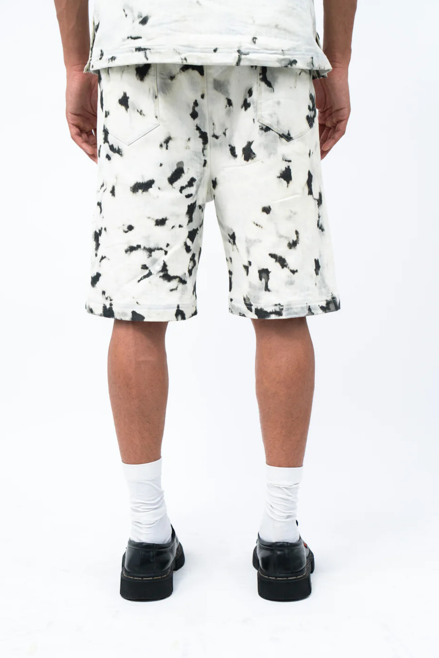 spilled ink unisex shorts
