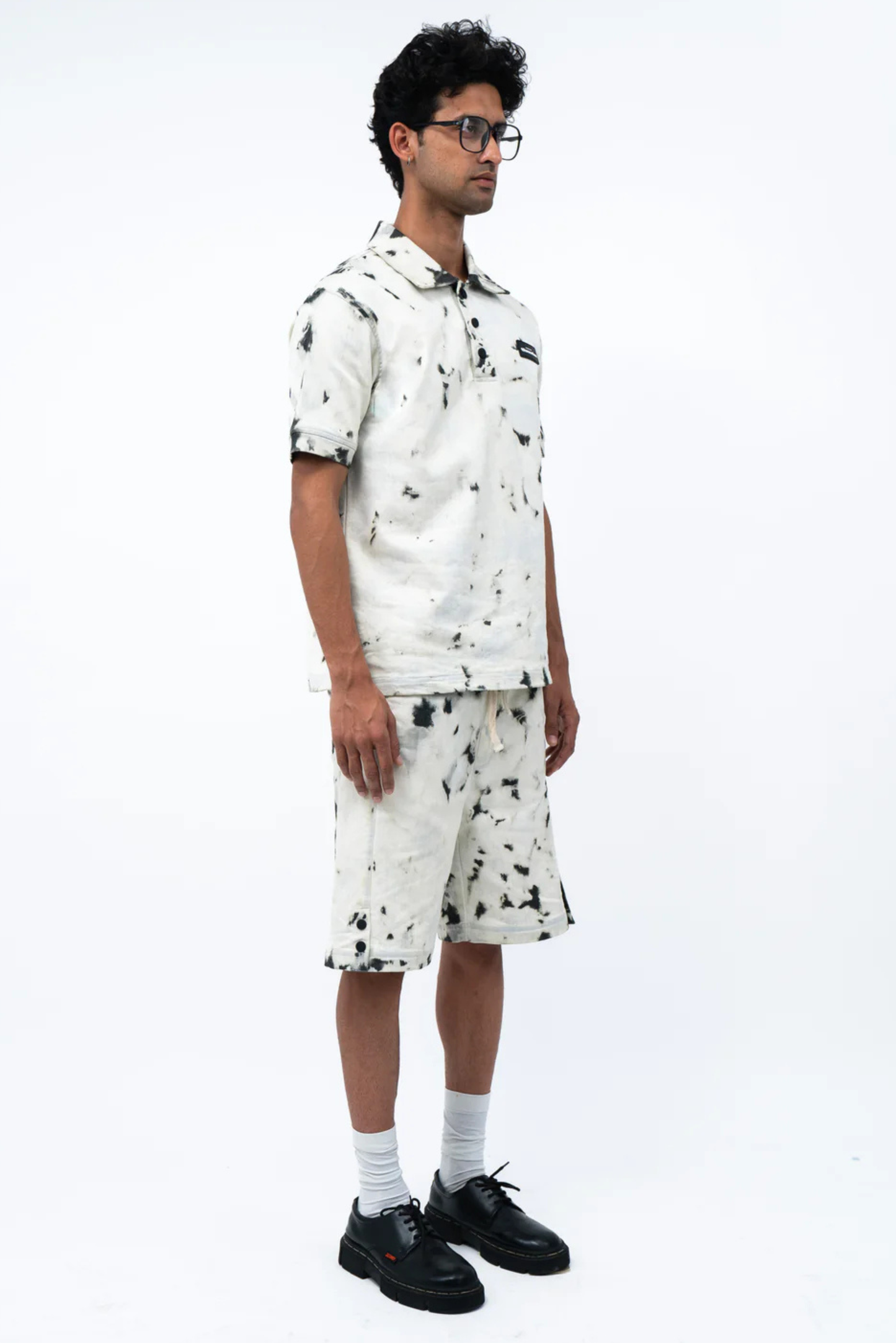 spilled ink unisex shorts