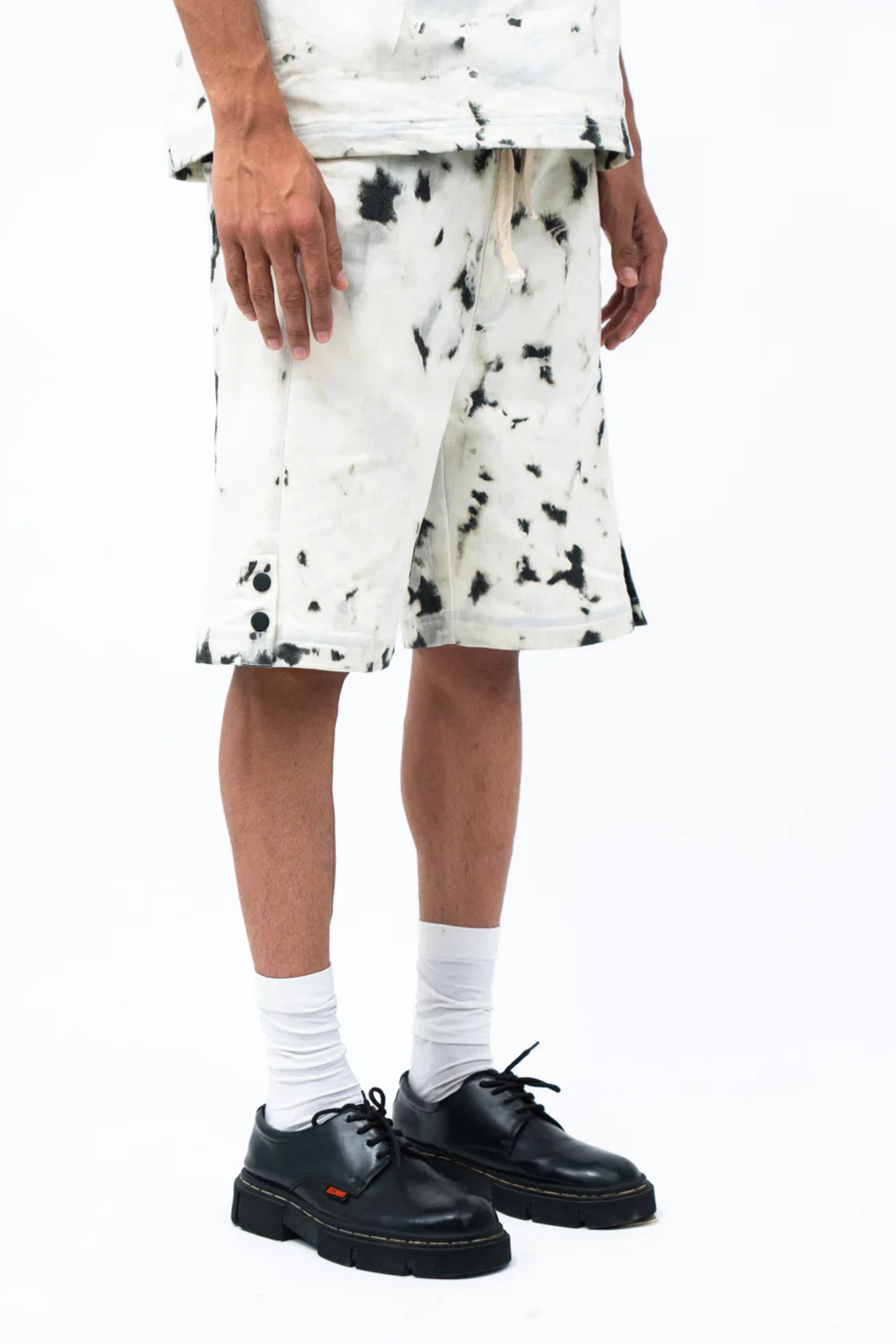 spilled ink unisex shorts