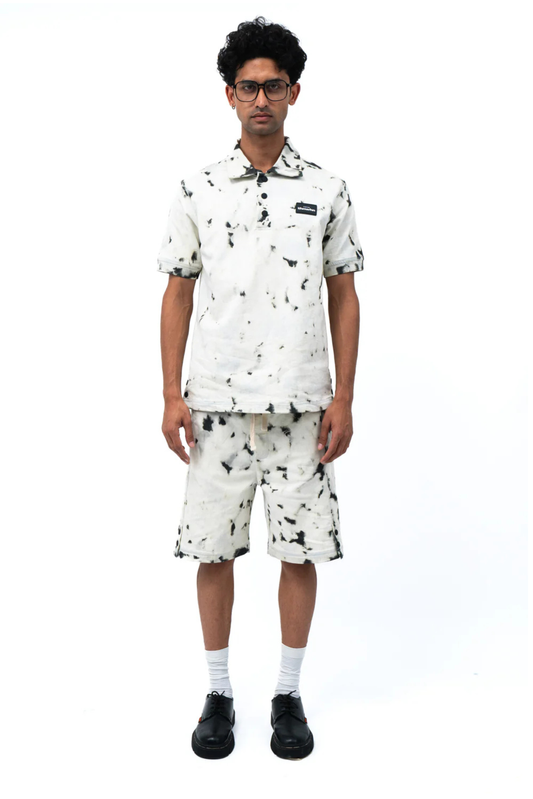 spilled ink unisex shorts