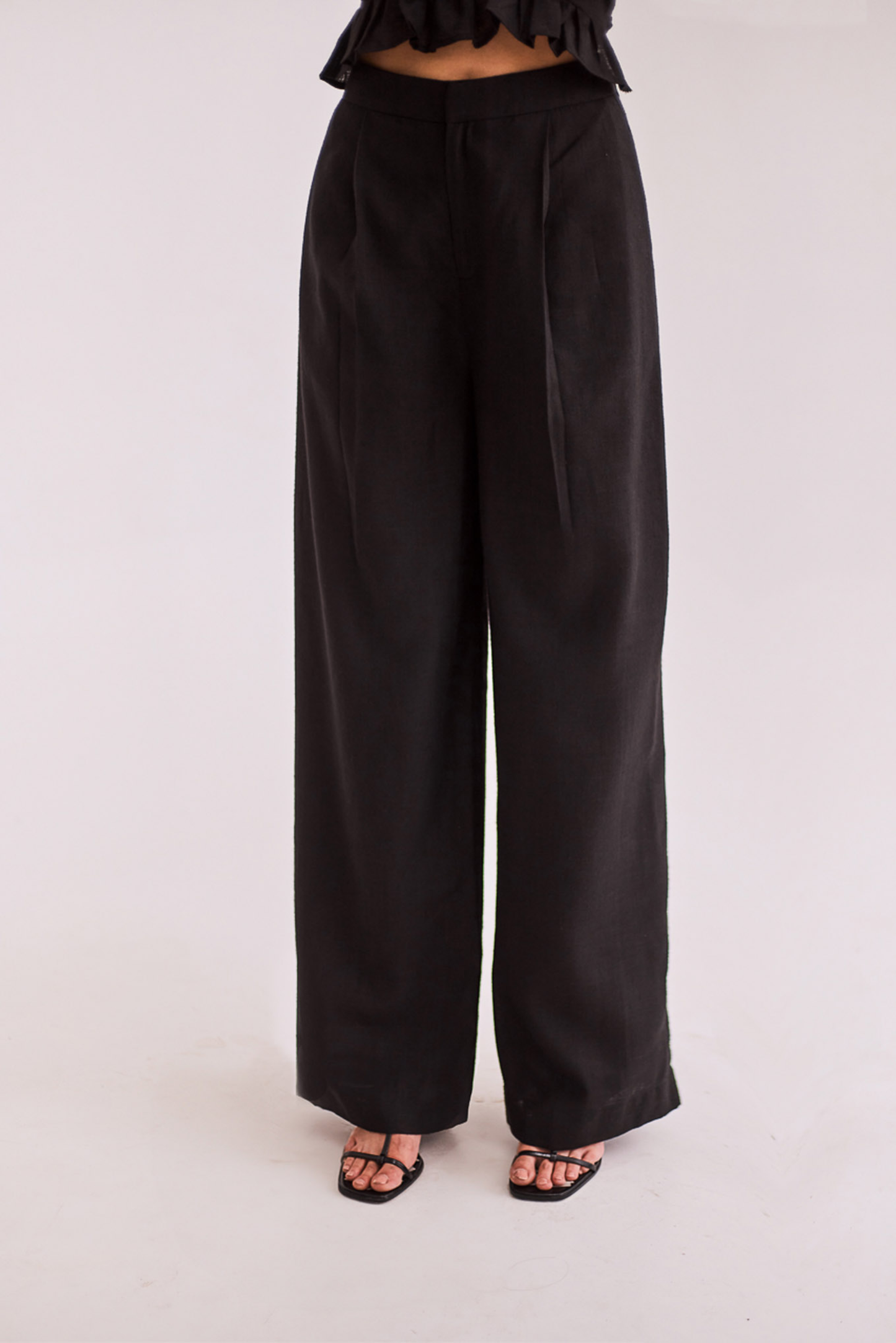 Black High Waisted Trouser