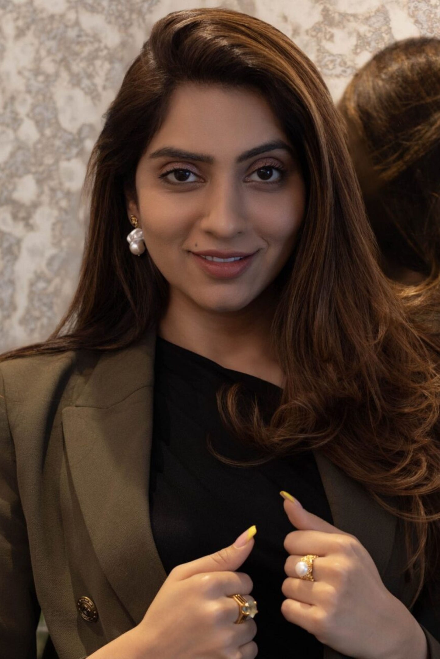 Baroque Earrings - White Pearl