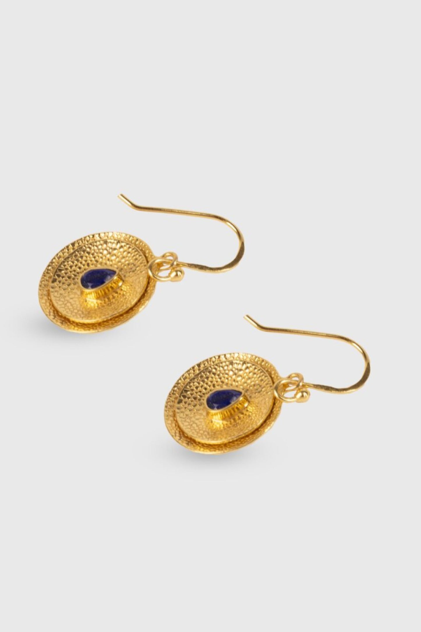 Cirkel Earrings - Lapis Lazuli