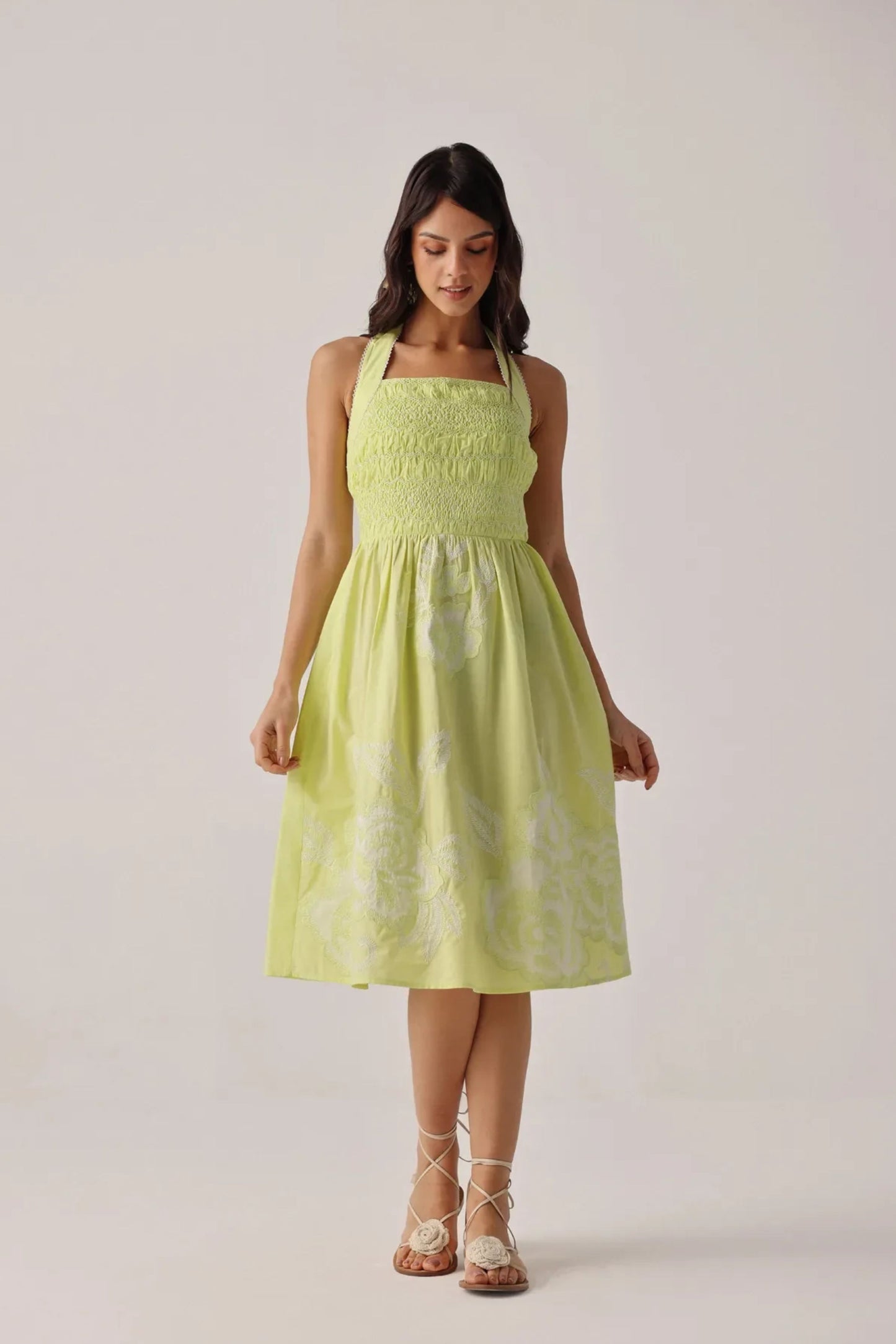 Hazel Midi - Lime
