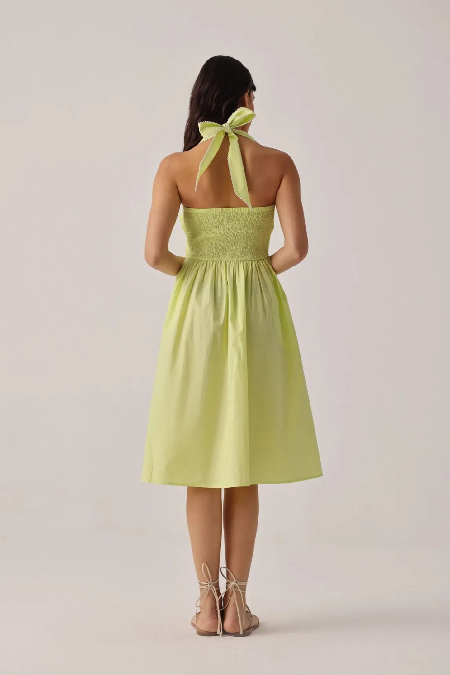 Hazel Midi - Lime