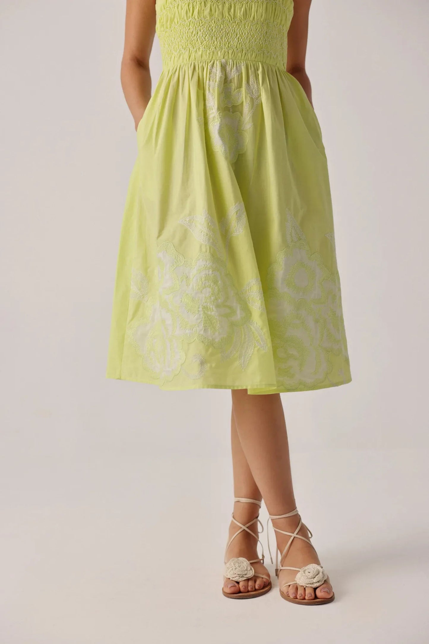 Hazel Midi - Lime